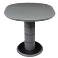 Matte Gray & Black Wood Dining Table I911881