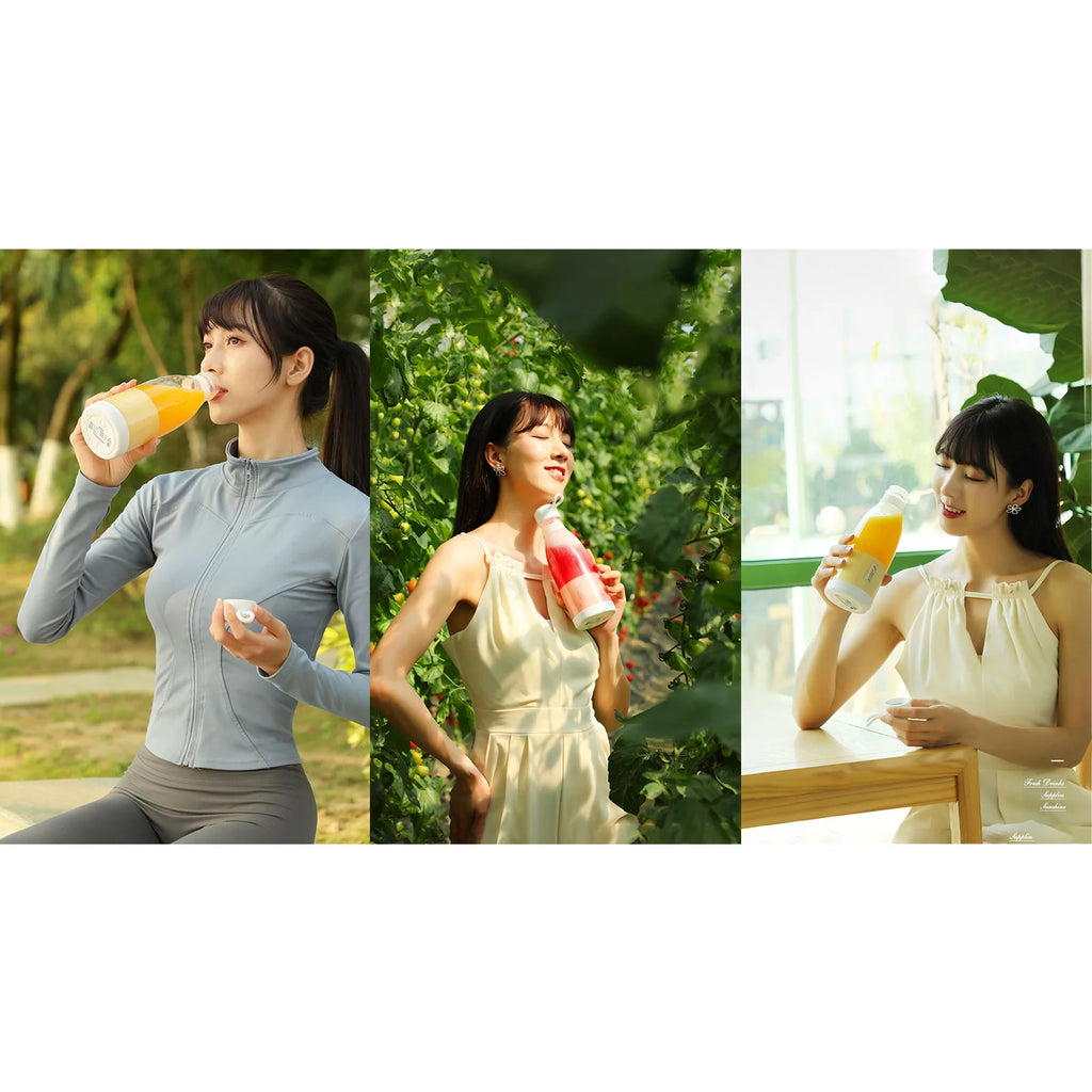 300mL Portable Electric Juicer Cup USB Blender F68075