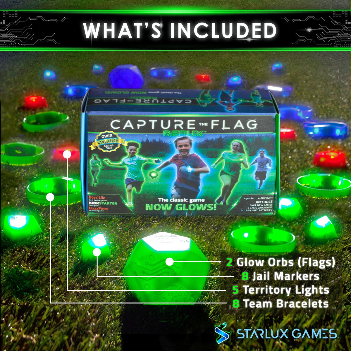 Glow in the Dark Outdoor Game V3068