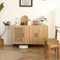 Natural Rattan 45.3inch Side Cabinet G28174