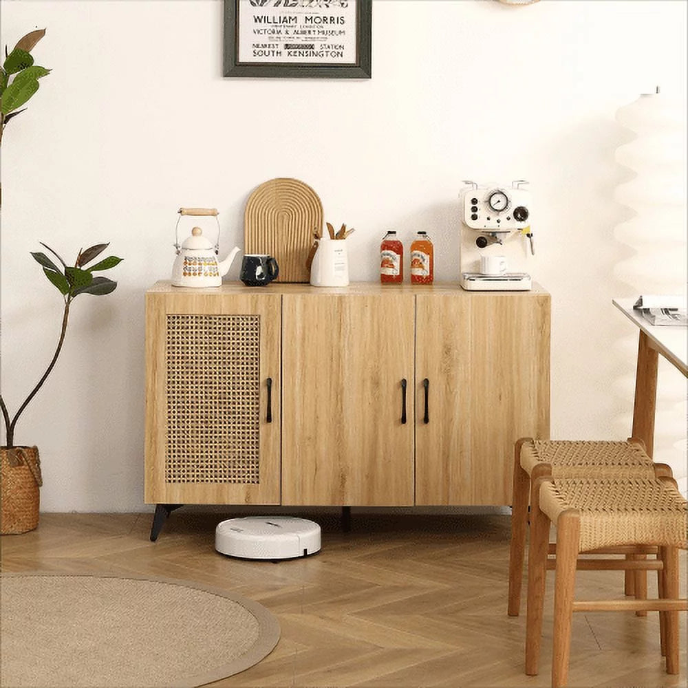 Natural Rattan 45.3inch Side Cabinet G28174