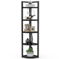Rustic 5 Tier Corner Shelf J11050