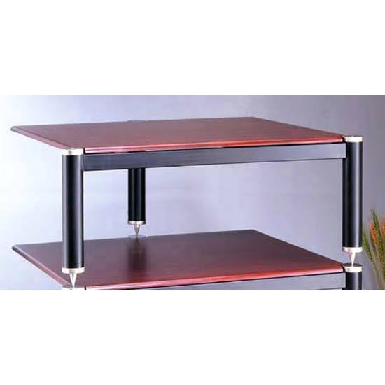 Cherry Shelf with Black Poles and Black Cap V426