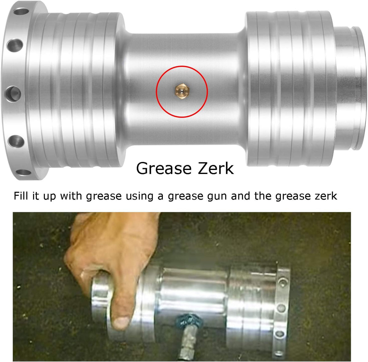 Rear Axle Bearing Carrier T6 Billet ATV W2033