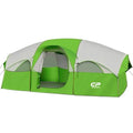 8 Person Weather Resistant Camping Tent with Carry Bag N338471