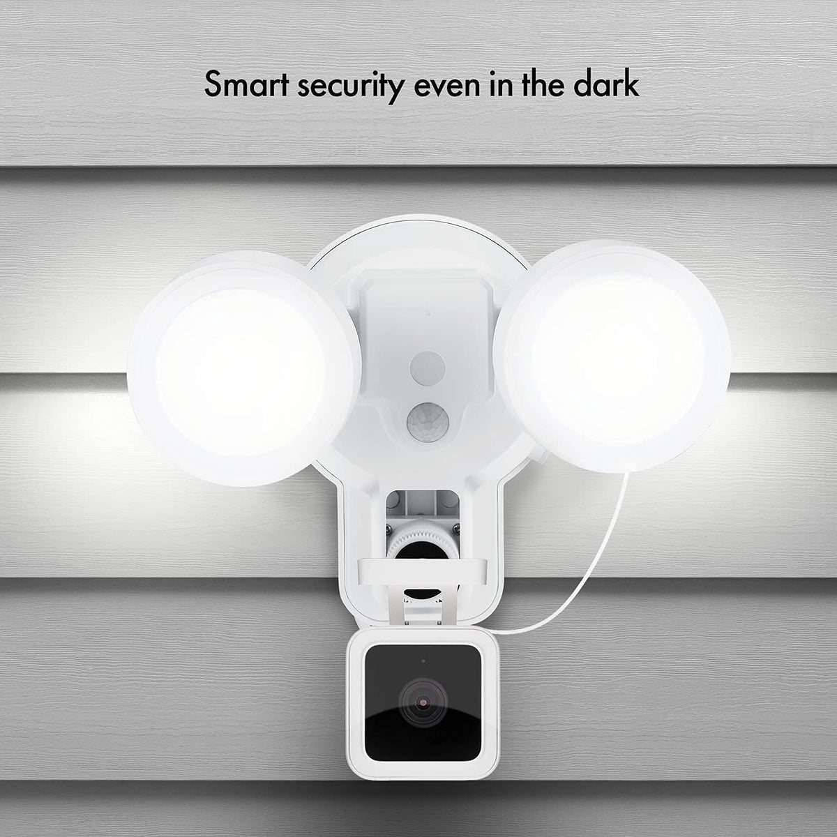 3-in-1 Wired Smart Floodlight, Charger and Mount with Motion Sensor and Timer Control X89300