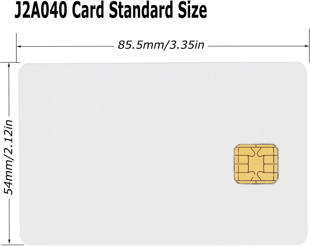 Smart Cards with HiCO 2 Track Magnetic Stripe, 10 Pack E6549