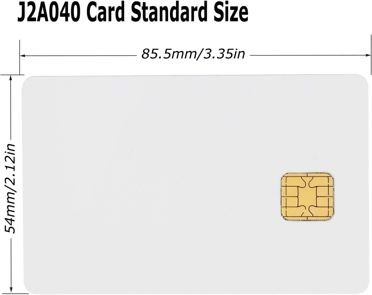 Smart Cards with HiCO 2 Track Magnetic Stripe, 10 Pack E6549