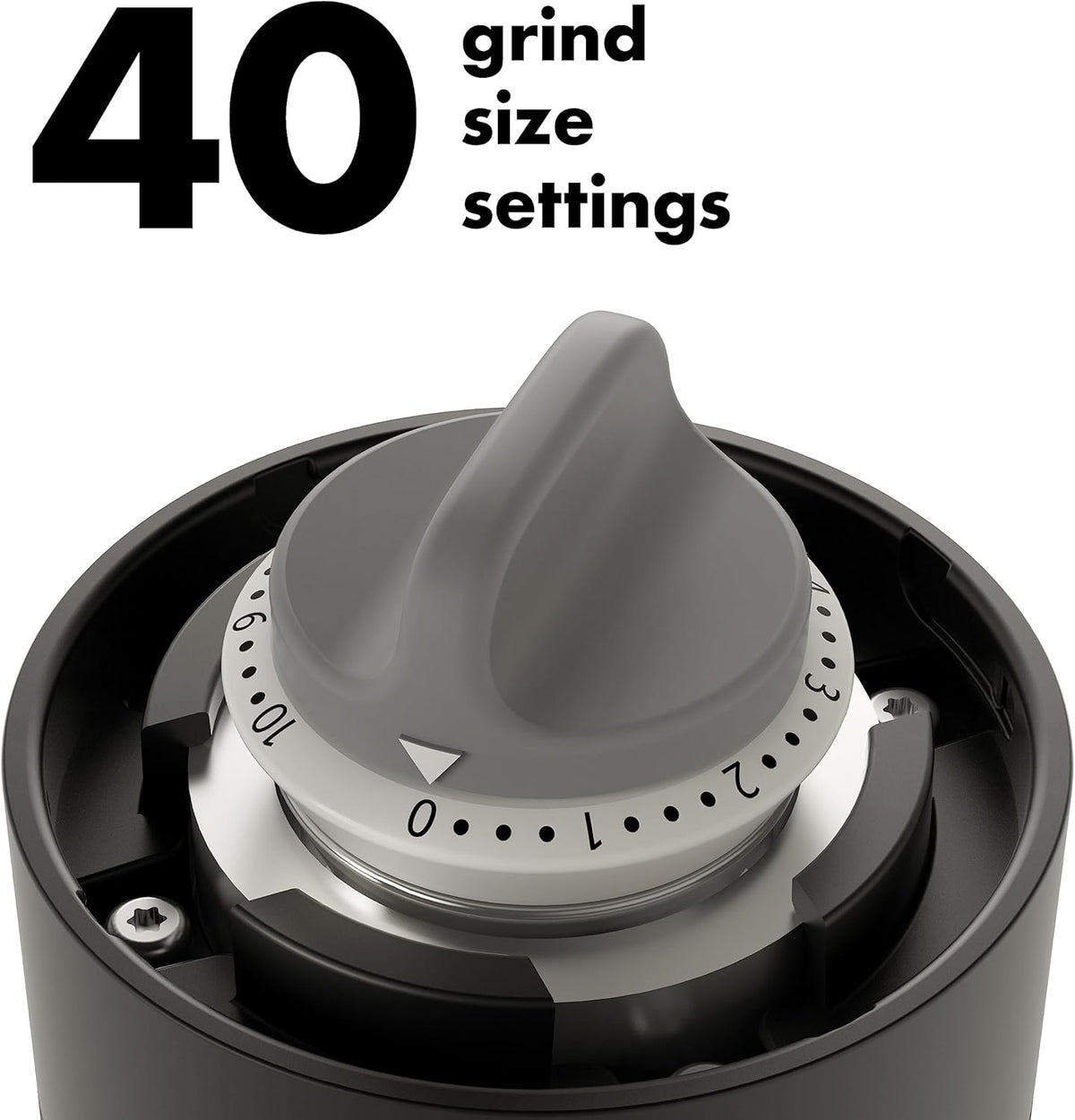 Black Manual Burr Coffee Grinder Z488345