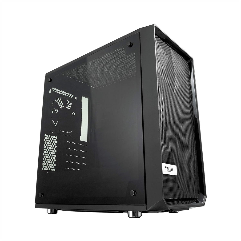 Black Compact Mid Tower Computer Case O776
