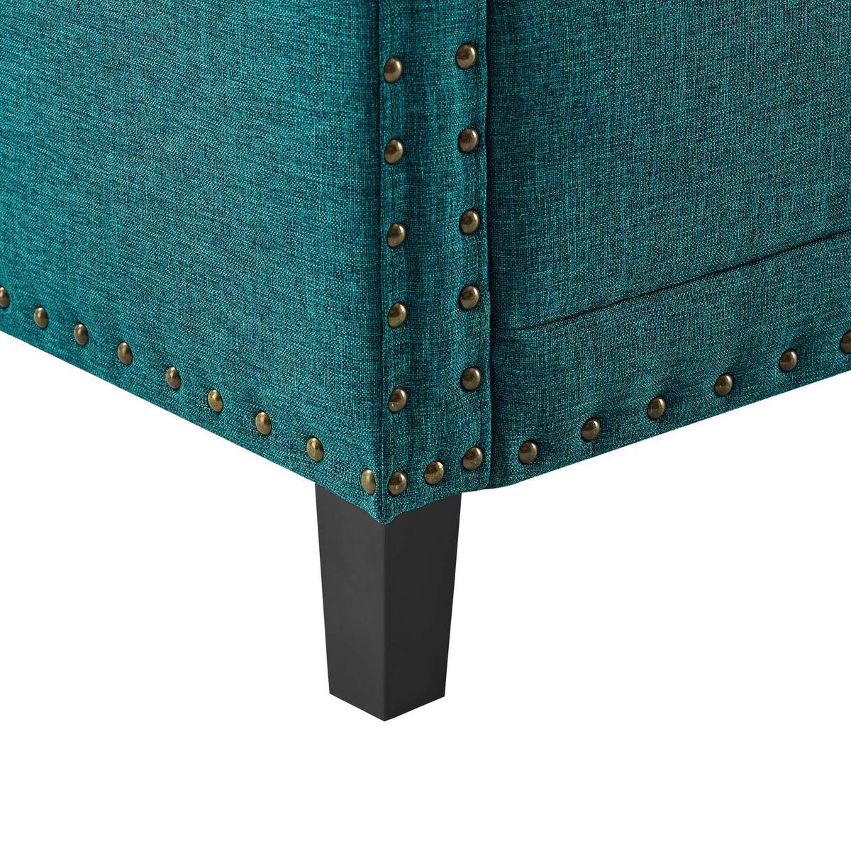 Teal Upholstered Fabric Sofa R929