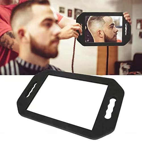 Large Rectangular Hand Mirror with Double Handle X799