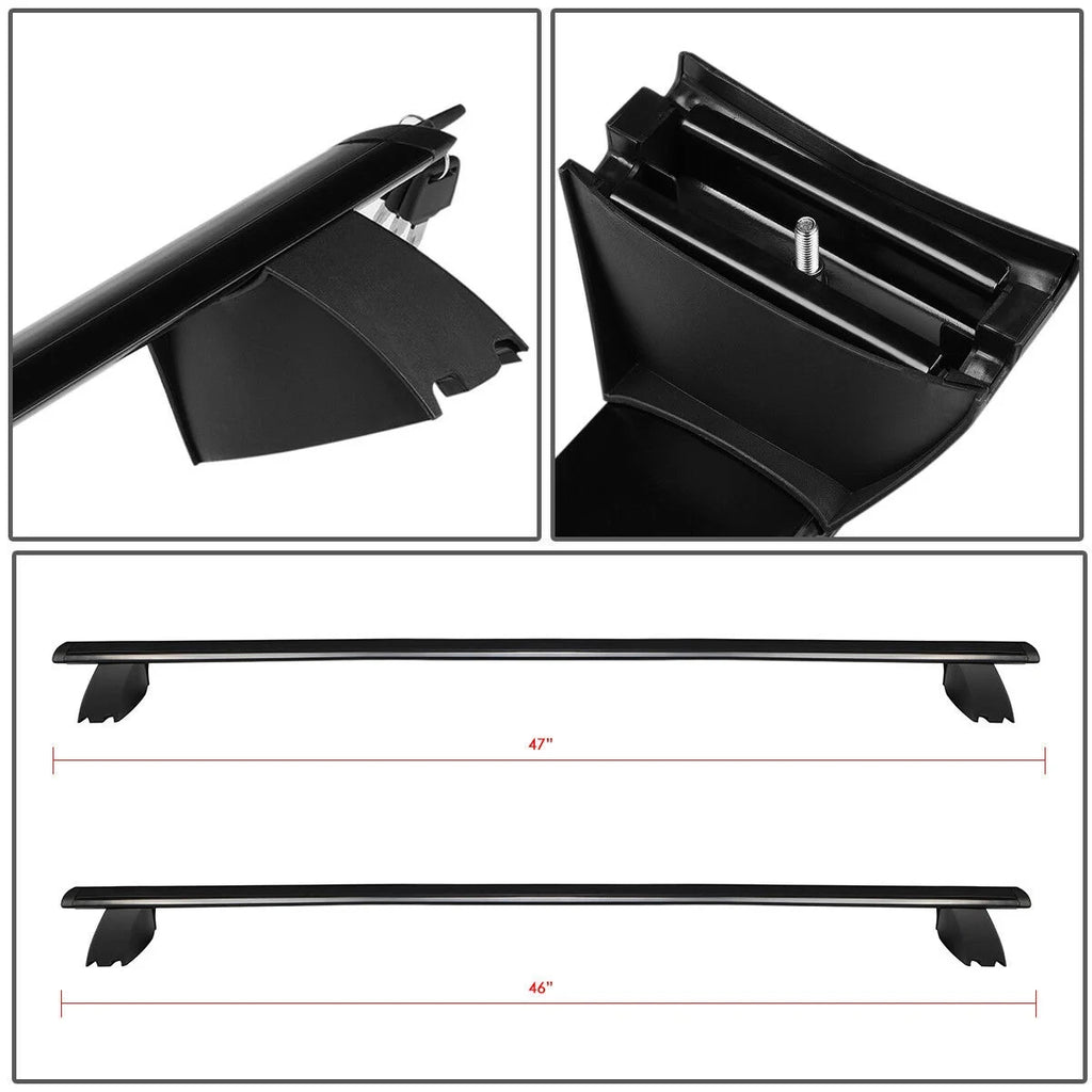 Aluminum Top Rail Roof Rack Cross Bar with Lock Y491844