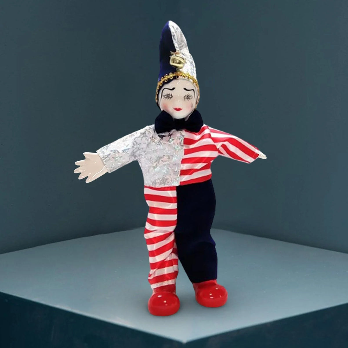 Clown Doll Movable Joint Jester Doll G773667