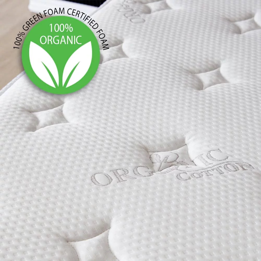 12 Inch Cool Memory Foam Spring Hybrid Euro Top Medium Firm Full Size Mattress F20757