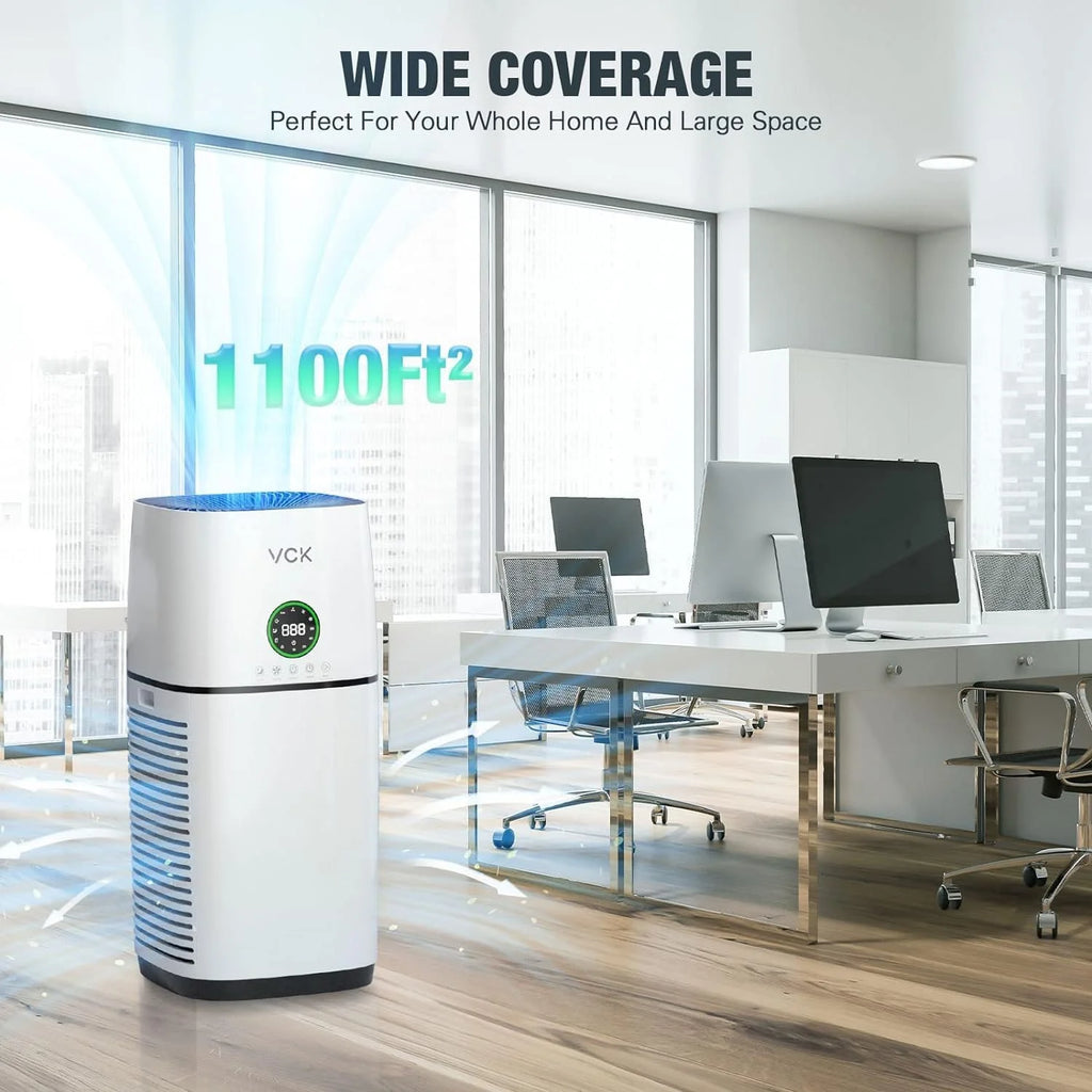 Air Purifier with H14 True HEPA Filter and PM2.5 Monitor J89435
