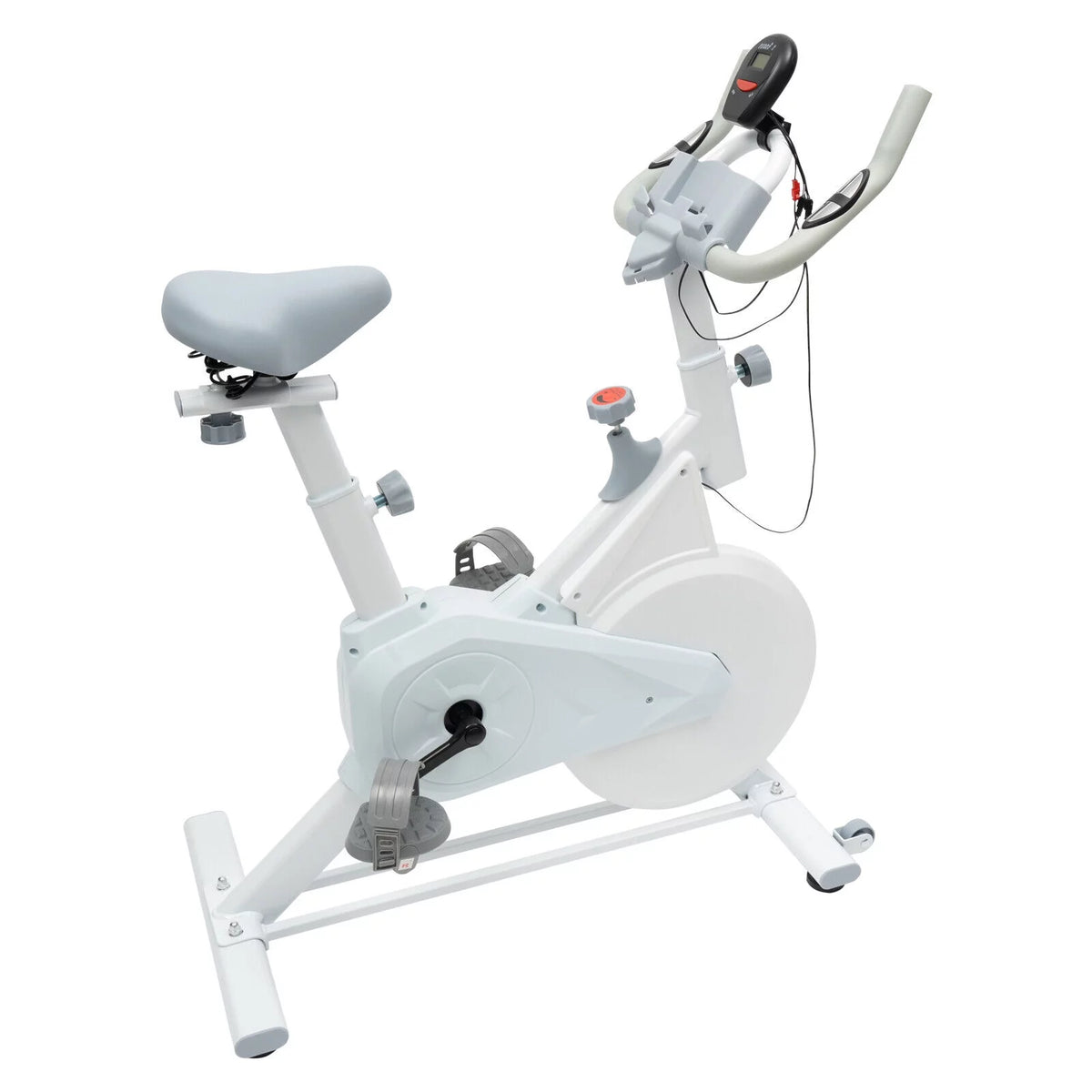 Indoor Cycling Exercise Bike White U822727