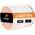 3 Strand Safety Rope 3/8 In. x 600 Ft. UV Coated Polypropylene Rope M21959