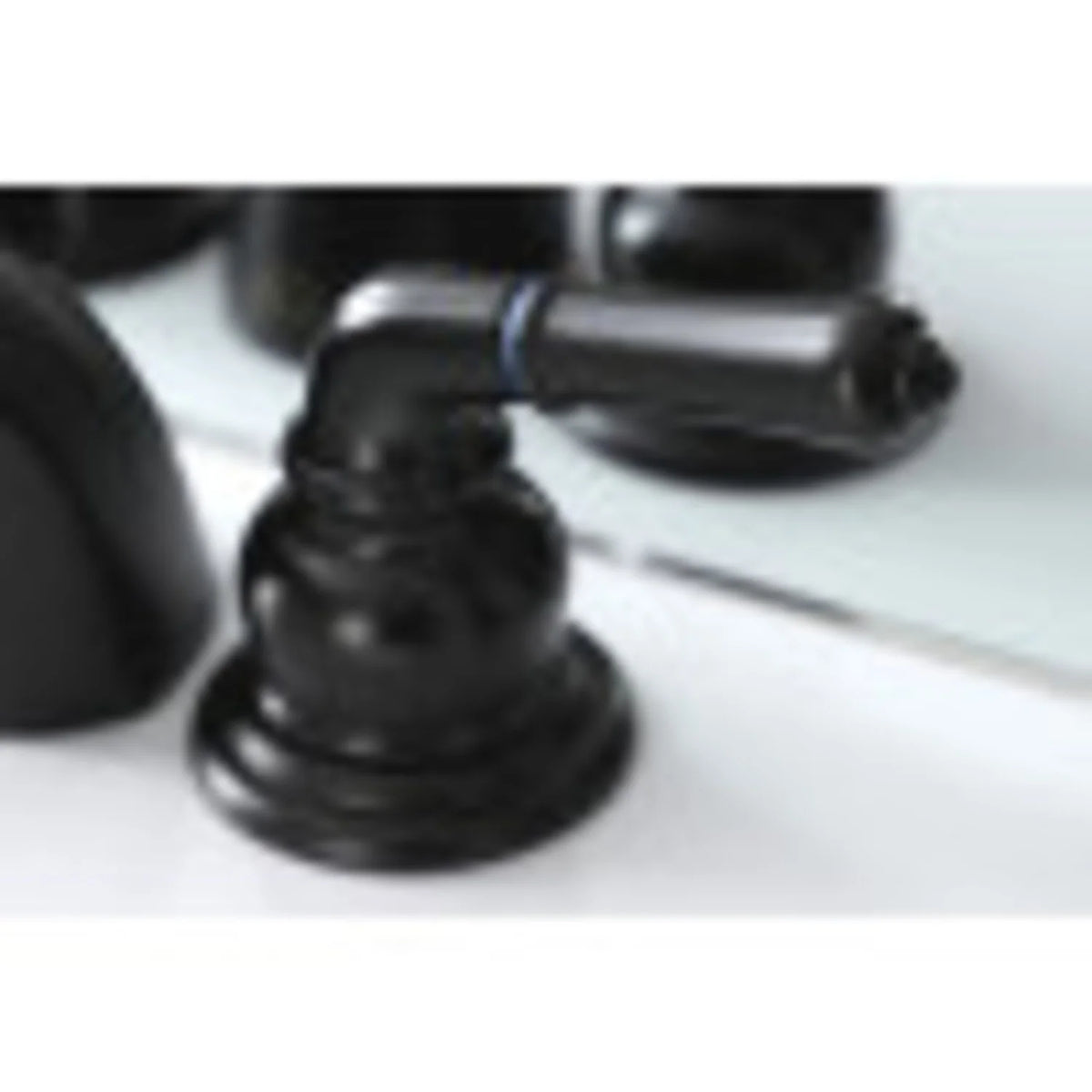 Matte Black Mini-Widespread Bathroom Faucet M686