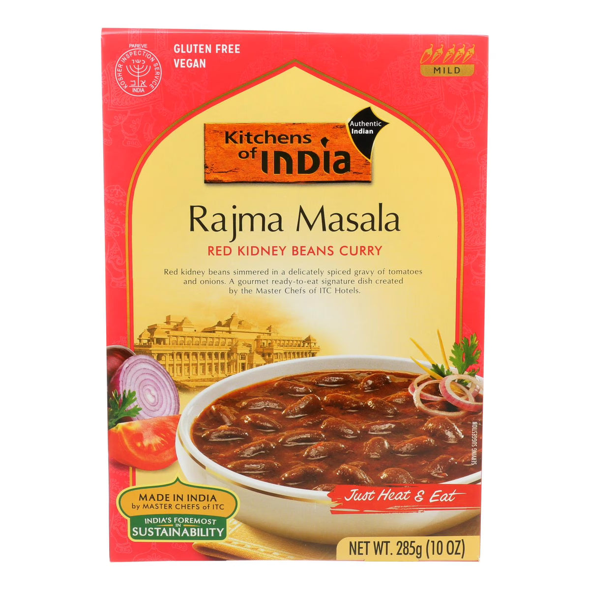 Red Kidney Beans Curry Rajma Masala, 10 oz, Case of 6 F943198