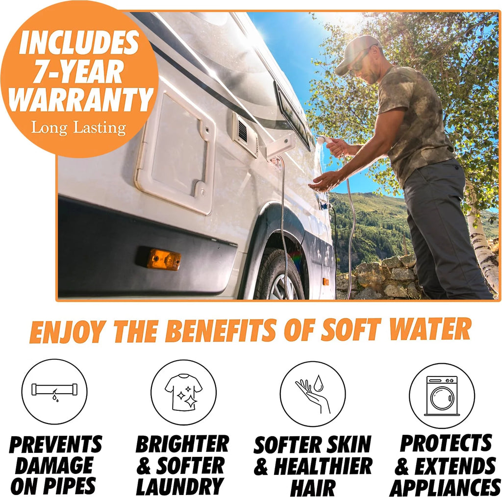 Portable 16,000 Grain RV Water Softener X3009
