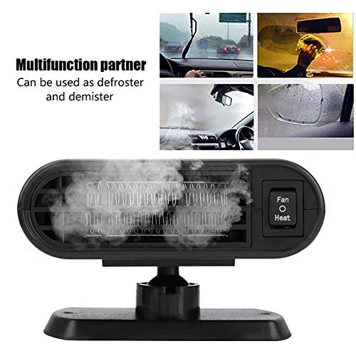 12V Car Portable Electric Window Defroster (Grey) T360