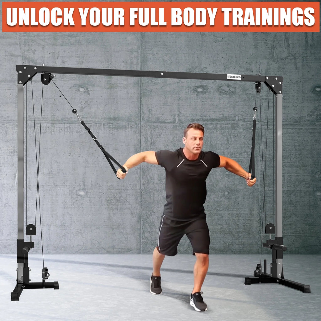 400lbs Plate Loaded Dual Pulley Cable Machine F23638