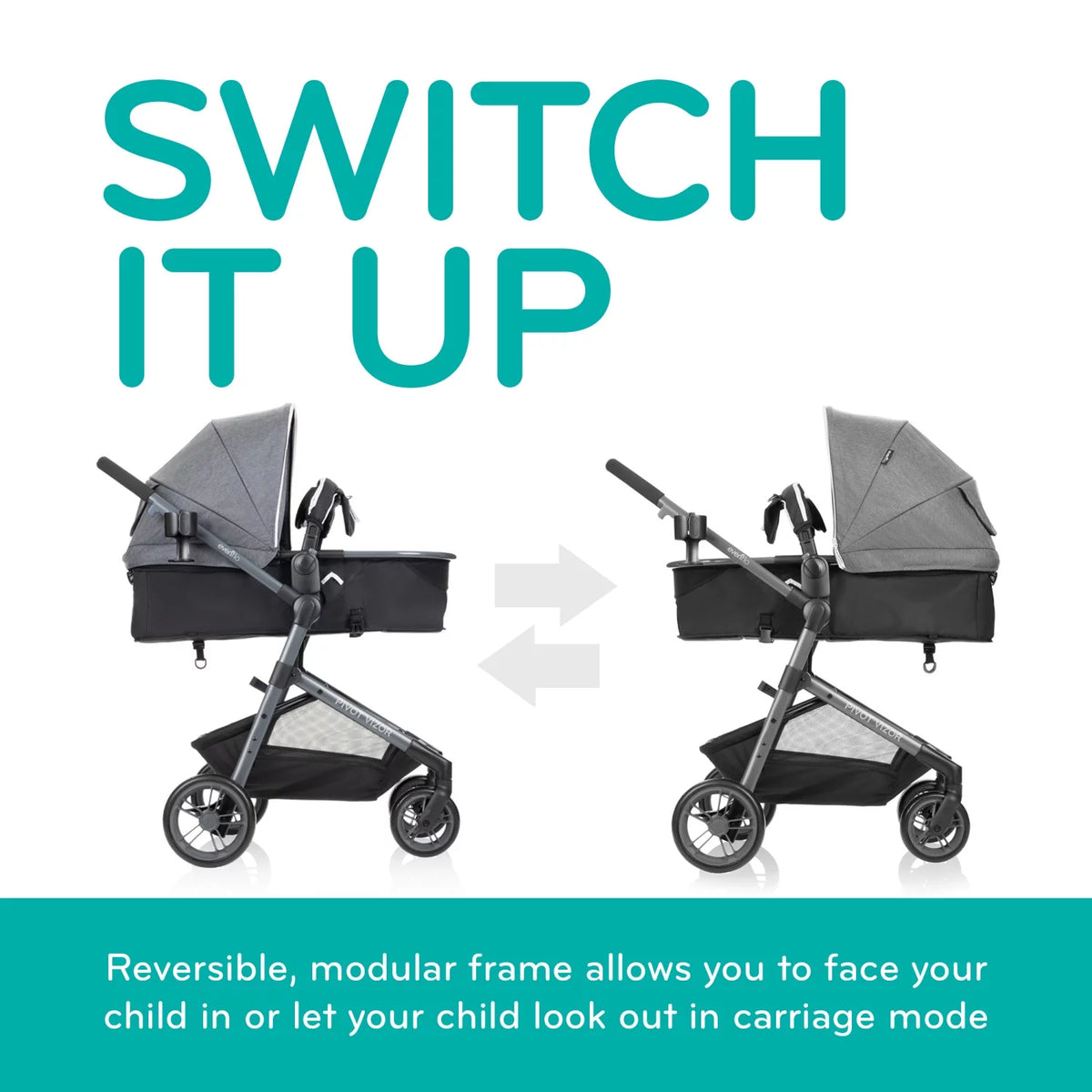 Black Unisex Travel System with Infant Car Seat O75746