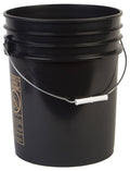 Black HDPE 5 Gallon Bucket 12 Pack B2159