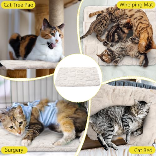 3 Pack Self Warming Cat Bed Mat 15 x 20 Inch Gray E623