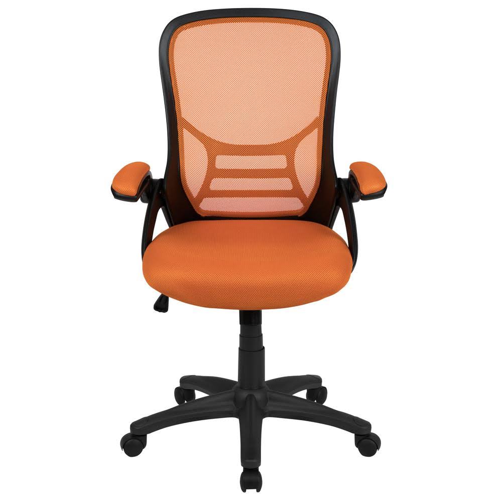 Orange Mesh Office Desk Chair E173069