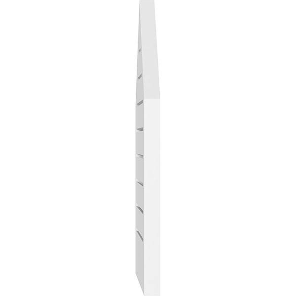 14x22W x 30x22H Peaked Top Surface Mount PVC Gable Vent W179