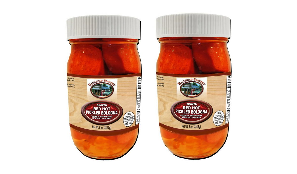 2-Pack 8 oz. Pickled Red Hot Bologna Y375