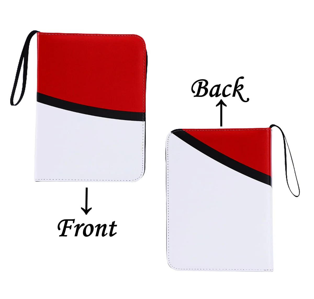 Black 4-Pocket Trading Card Binder Y7669