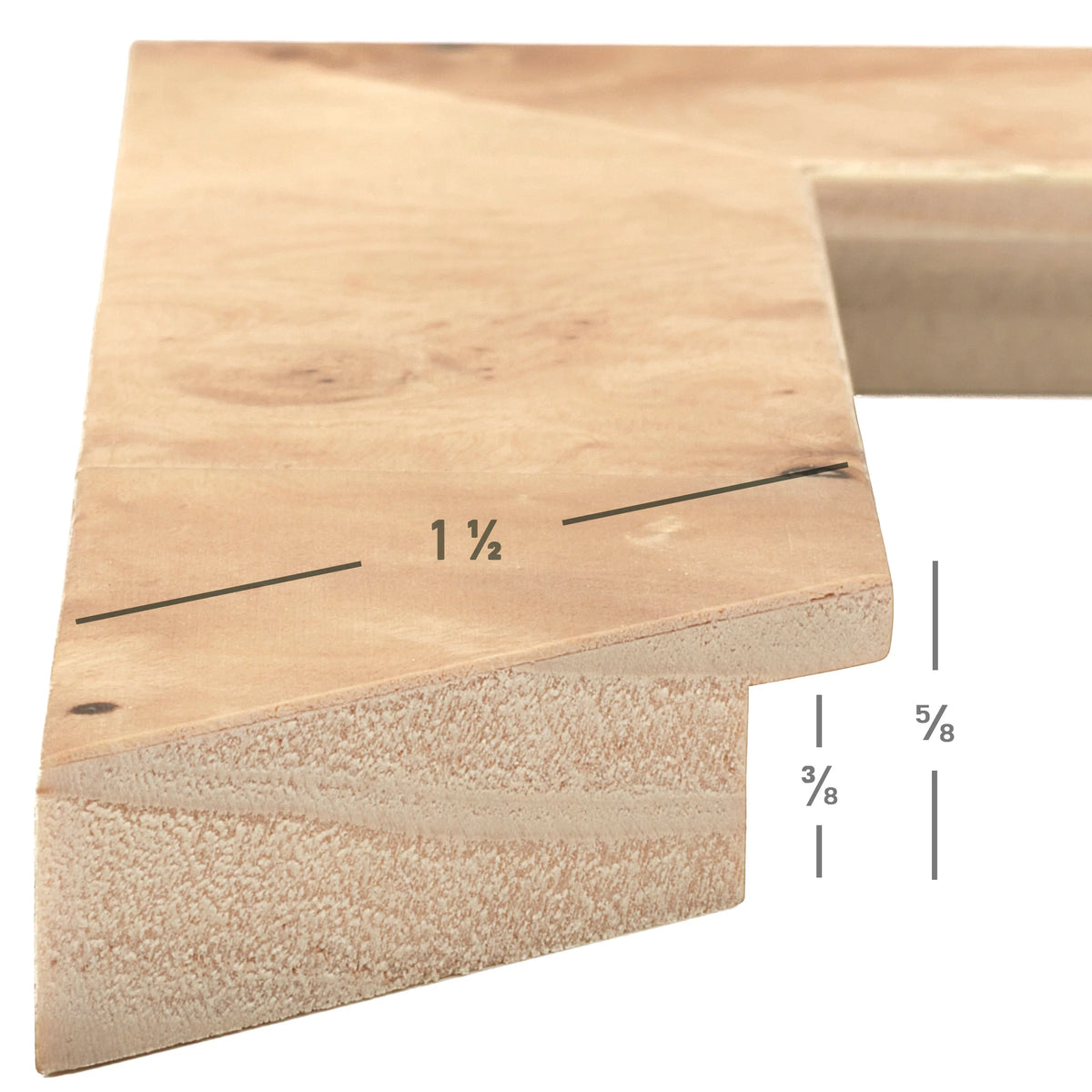 8x12 inch Natural Wood Picture Frame T3719