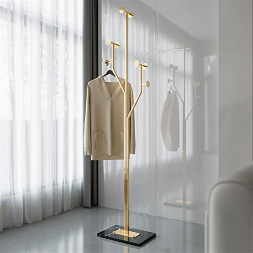 Metal Coat Rack Standing Wrought Iron Hanger Floor-to-Ceiling Simple Hanger C248232