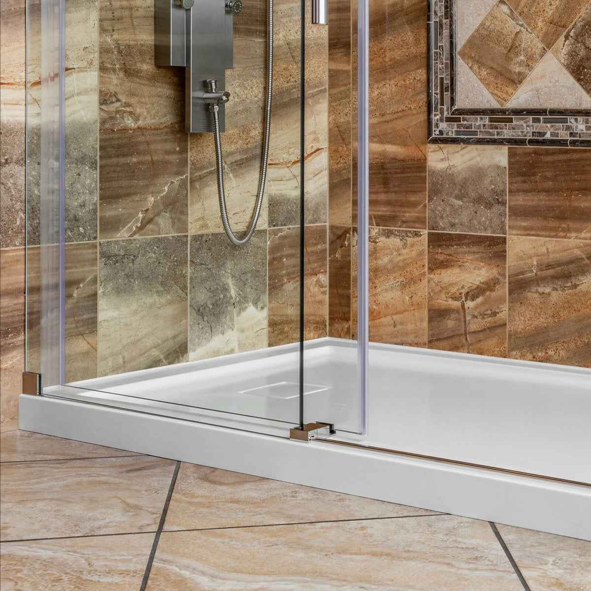 60 x 32 Single Threshold Shower Pan Base F21435