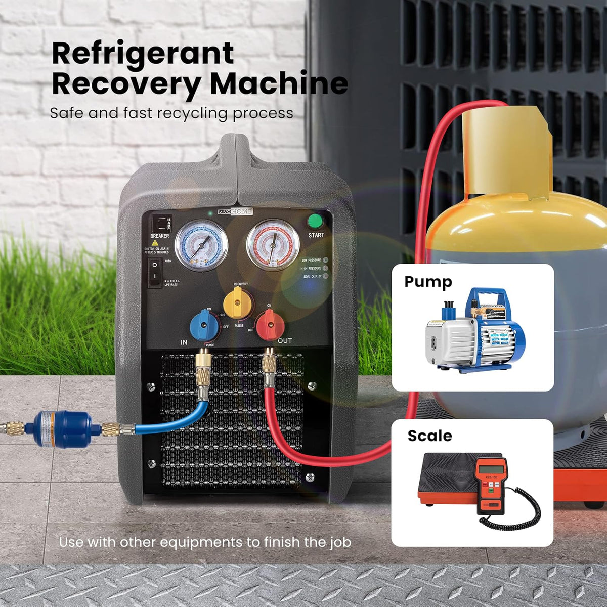 Portable Refrigerant Recovery Machine N630728