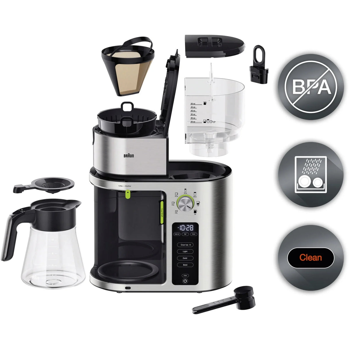 Stainless Steel 10-Cup Drip Coffee Maker M53932