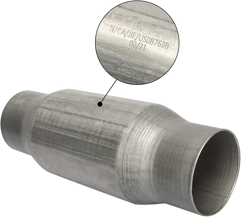 2 Pack Universal Catalytic Converter with Exhaust Pipe S10886