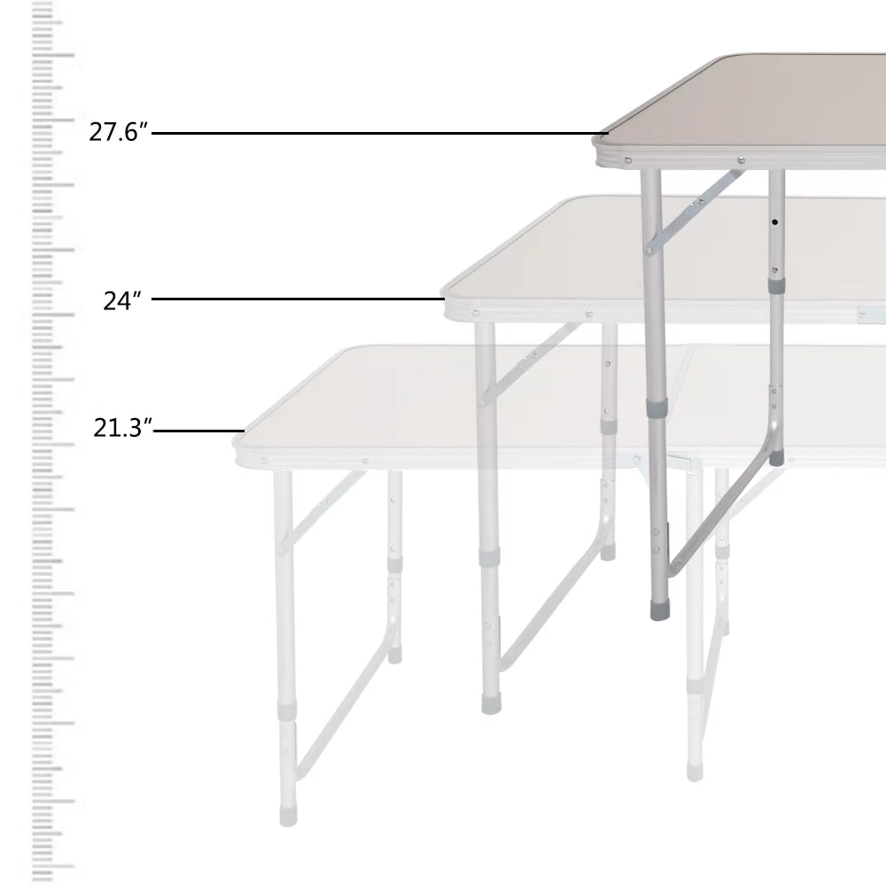 Portable Aluminum Folding Camping Table C433