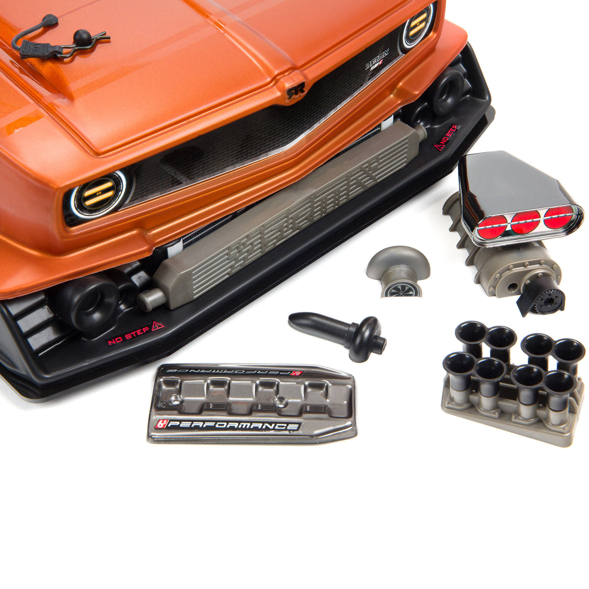 Orange 1/7 Street Muscle Car RTR E4001
