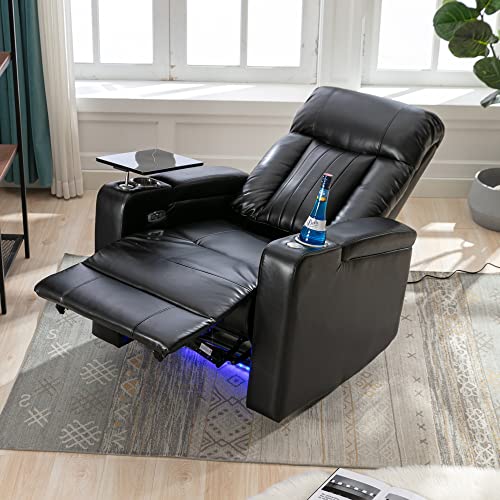 Brown Electric Recliner Chair with USB Charge Port S795488