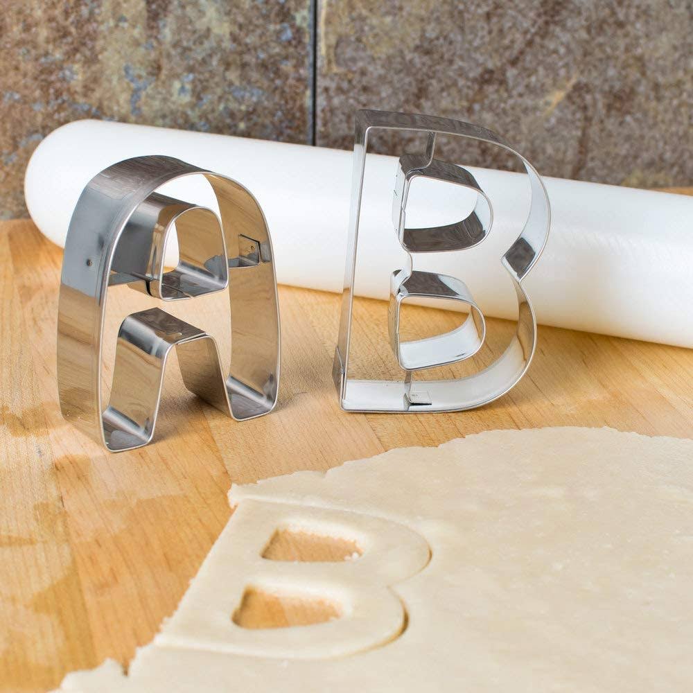 Stainless Steel Alphabet 26 PC Cutter Set B192