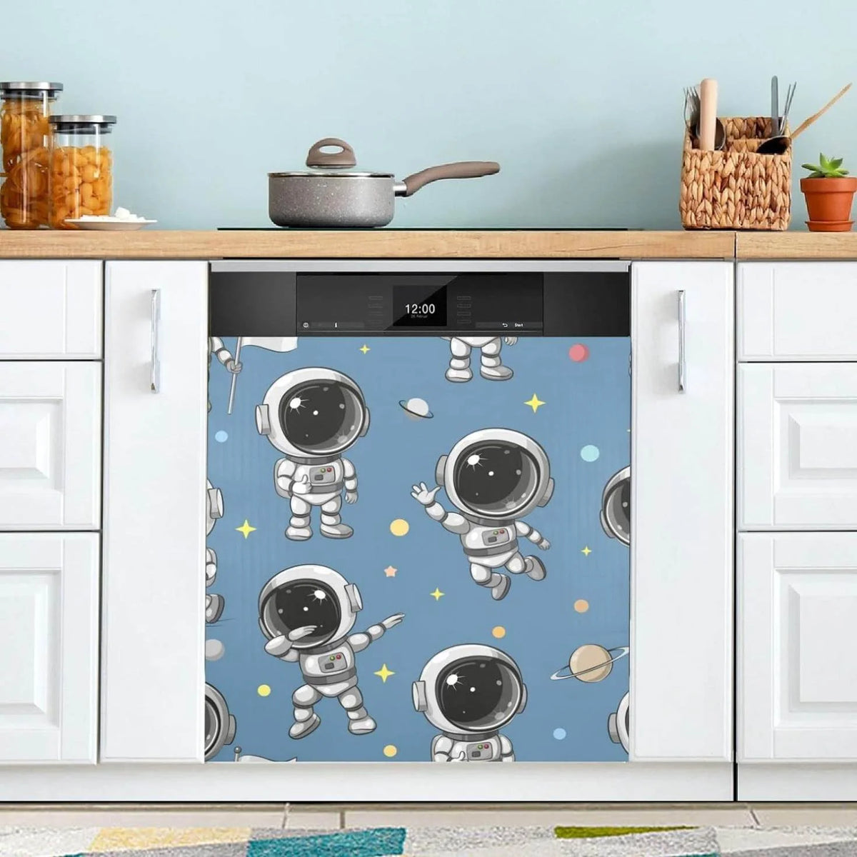 Astronaut Dishwasher Magnet Cover 23 x 26 Inch E845