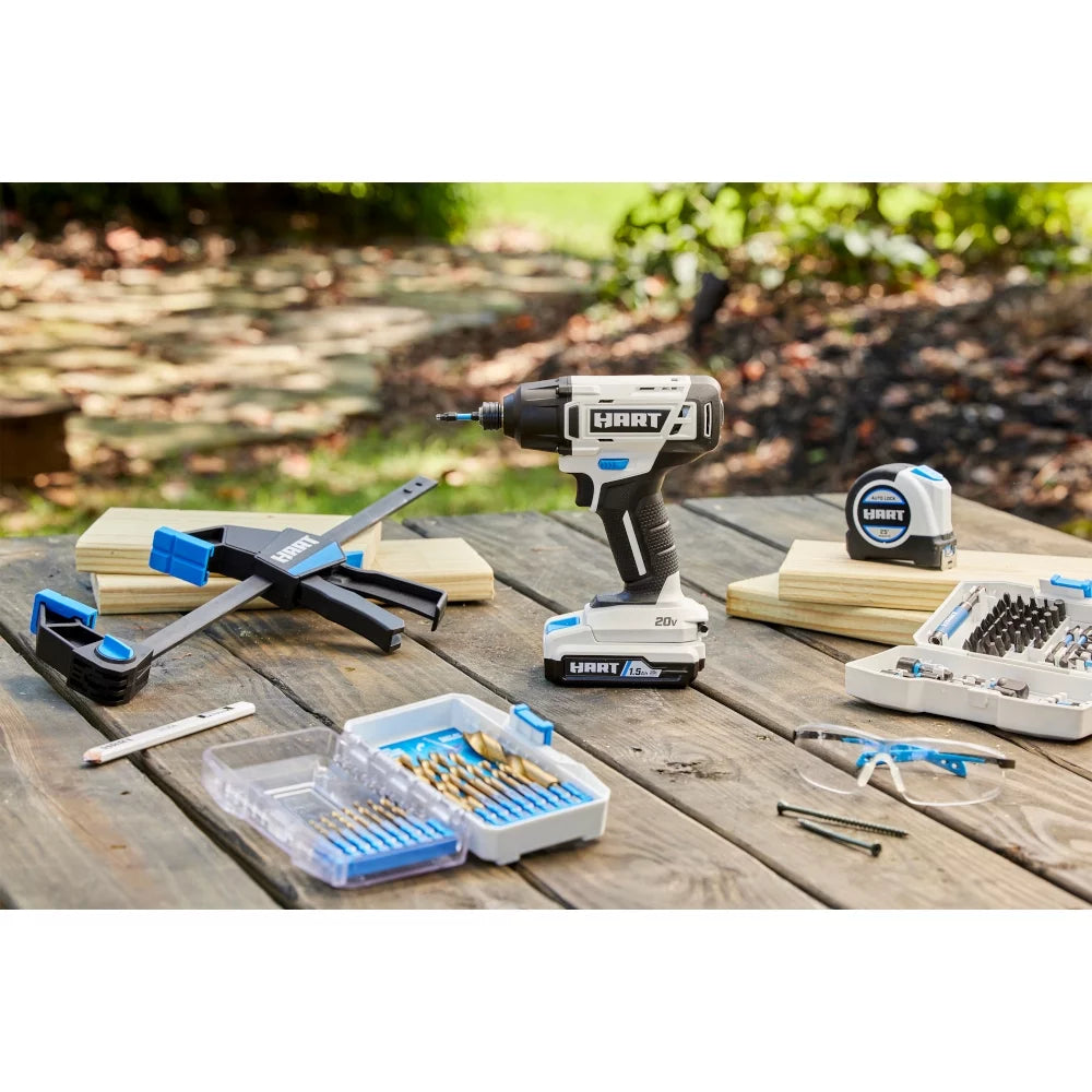 20-Volt Cordless Impact Driver Kit with 1.5Ah Lithium-Ion Batteries L9355