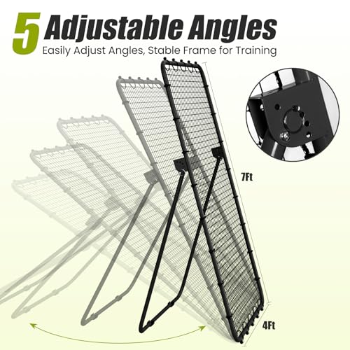 7x4 FT Adjustable Volleyball Rebounder Net C485948
