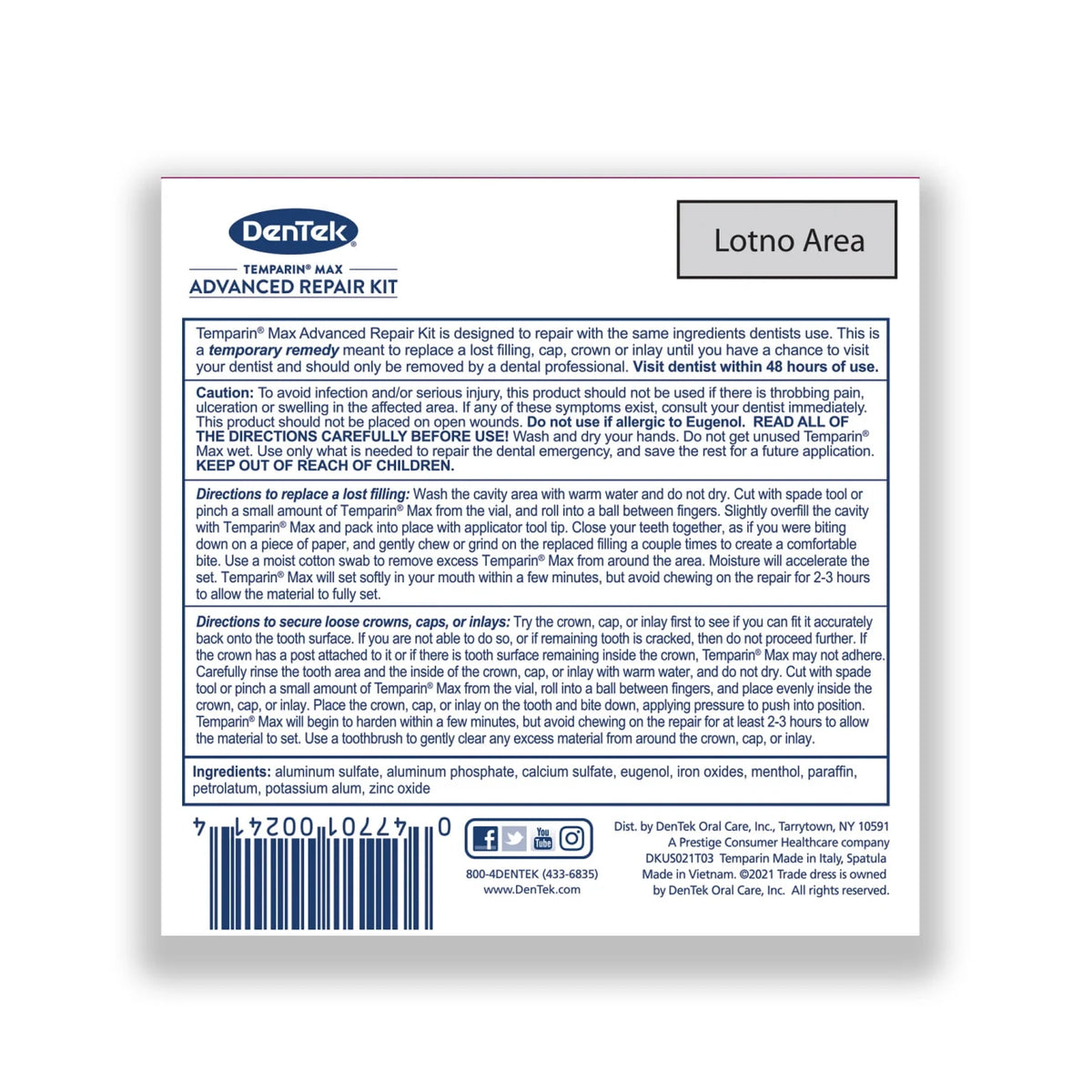 Dental Repair Kit Y20280