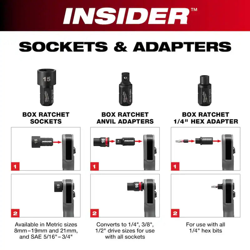 12V Lithium-Ion Brushless Cordless Extended Reach Box Ratchet U4086