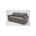 Grey Leather Sofa Bed E8396